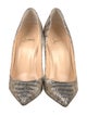 Christian Louboutin Glitter Glitter Accents Pumps