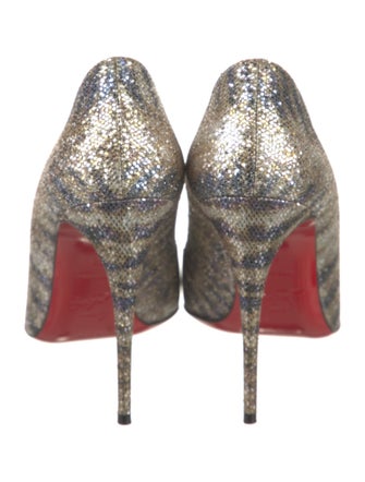 Christian Louboutin Glitter Glitter Accents Pumps