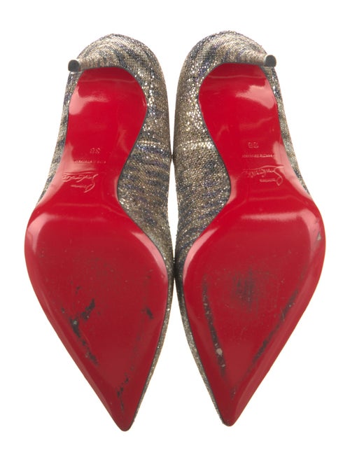 Christian Louboutin Glitter Glitter Accents Pumps