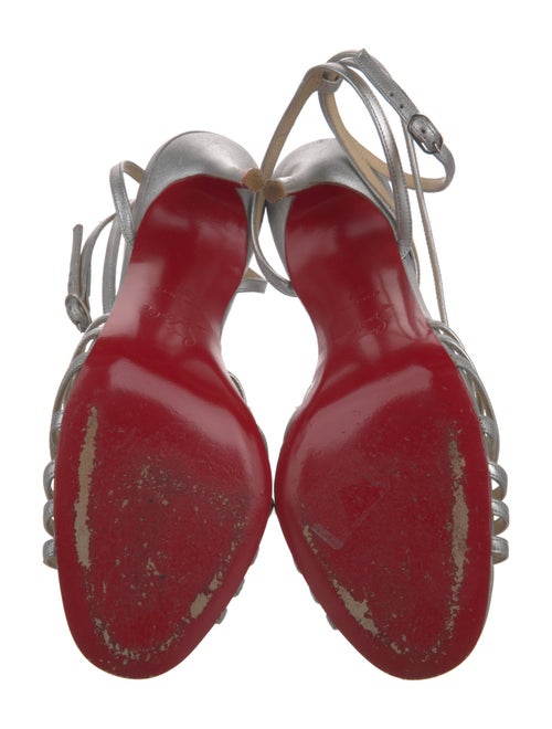 Christian Louboutin Leather Slingback Sandals
