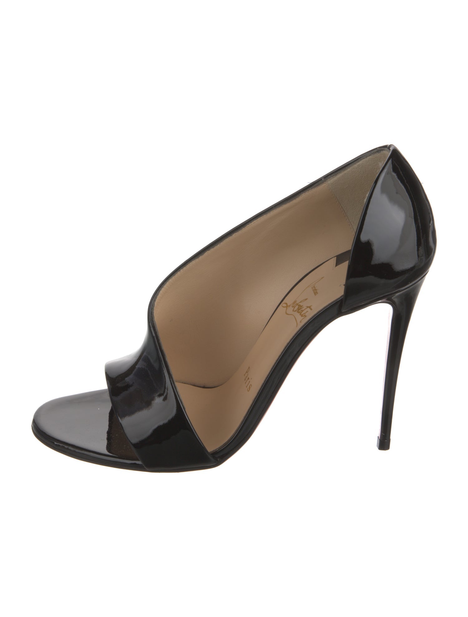Christian Louboutin Patent Leather D'Orsay Pumps w/ Tags