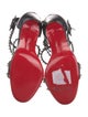 Christian Louboutin Spike Accents Leather Sandals