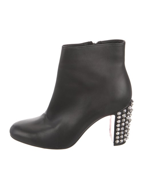 Christian Louboutin Spike Accents Leather Boots