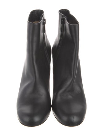 Christian Louboutin Spike Accents Leather Boots