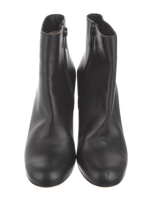 Christian Louboutin Spike Accents Leather Boots