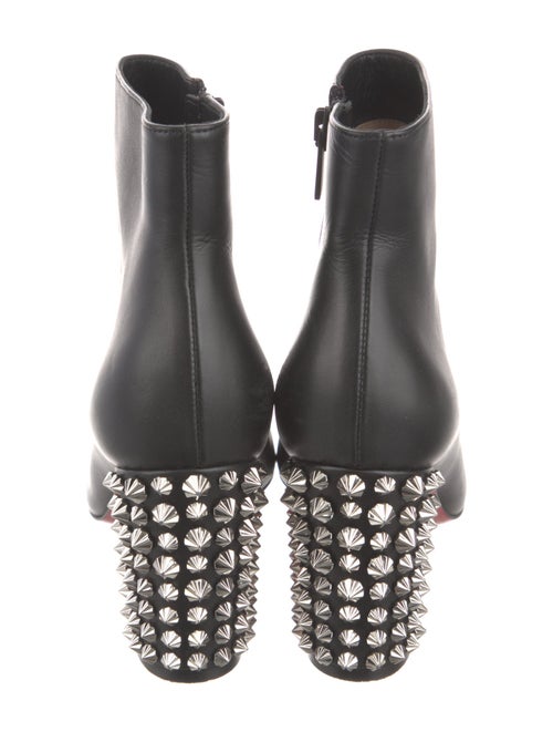 Christian Louboutin Spike Accents Leather Boots
