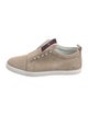 Christian Louboutin Spike Accents Suede Sneakers