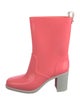 Christian Louboutin Spike Accents Rubber Rain Boots