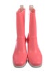 Christian Louboutin Spike Accents Rubber Rain Boots