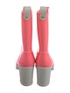 Christian Louboutin Spike Accents Rubber Rain Boots