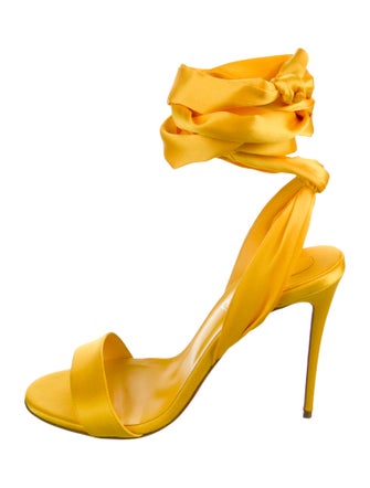Christian Louboutin Satin Sandals
