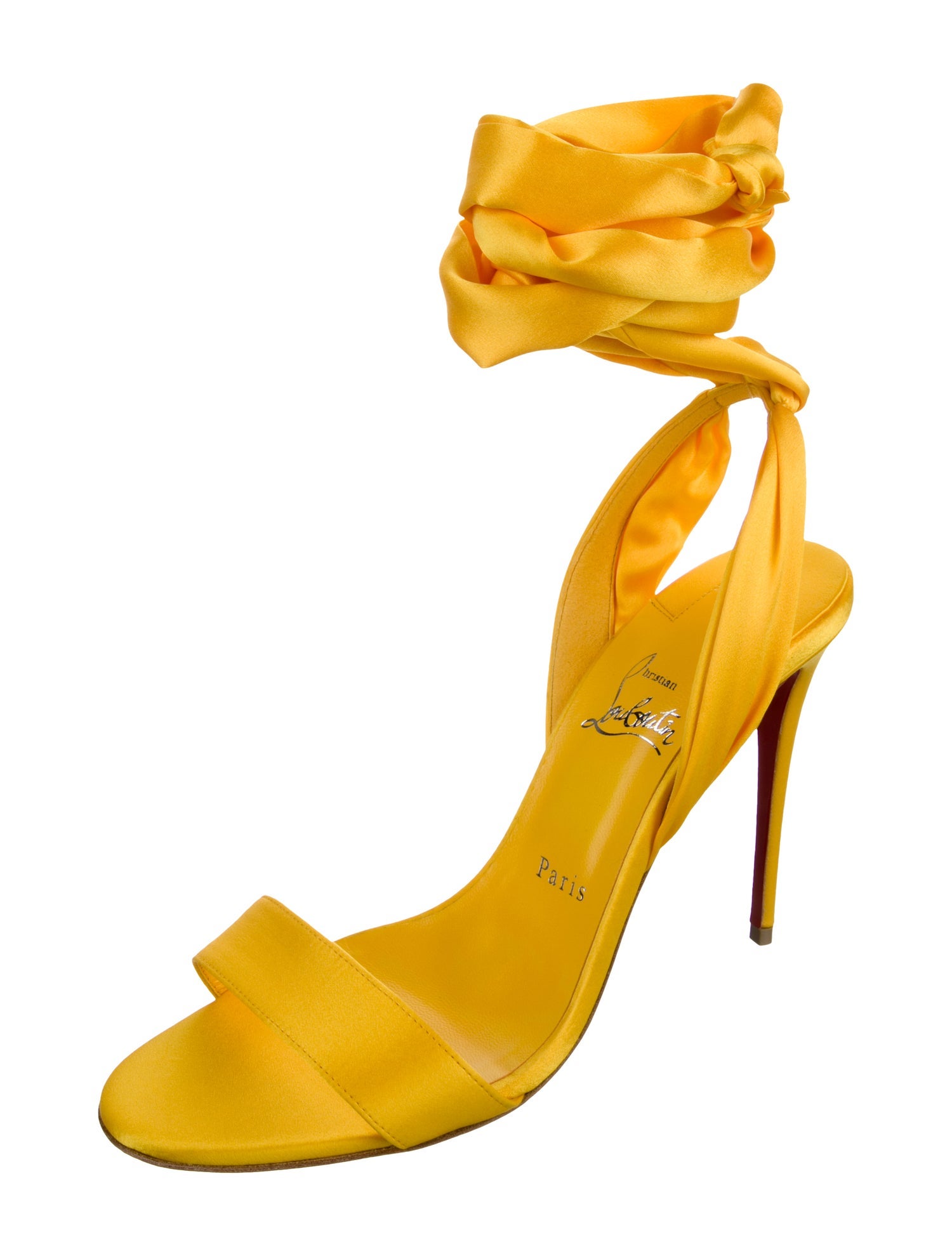 Christian Louboutin Satin Sandals
