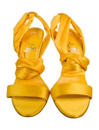 Christian Louboutin Satin Sandals