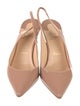 Christian Louboutin Patent Leather Slingback Pumps