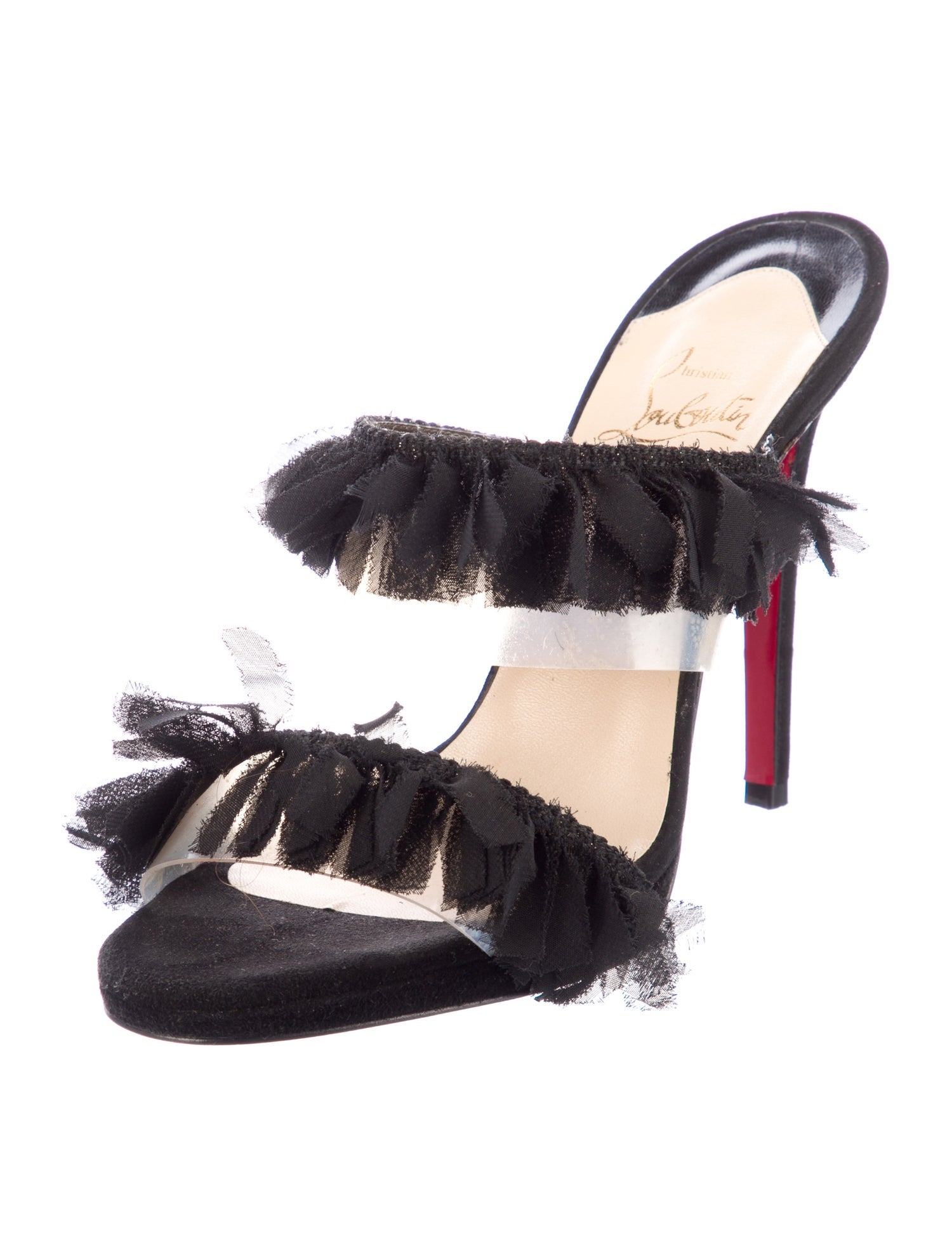 Christian Louboutin Suede Slides