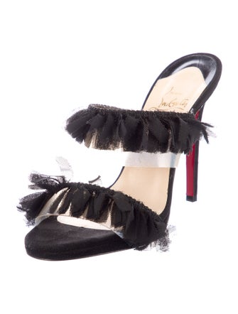 Christian Louboutin Suede Slides