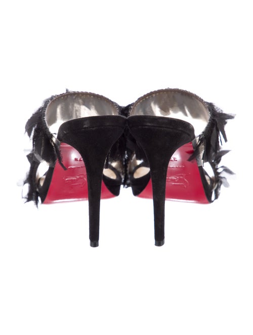 Christian Louboutin Suede Slides