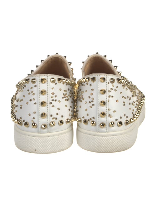 Christian Louboutin Leather Printed Sneakers
