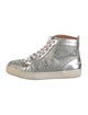 Christian Louboutin Leather Crystal Embellishments Sneakers