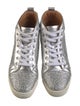 Christian Louboutin Leather Crystal Embellishments Sneakers