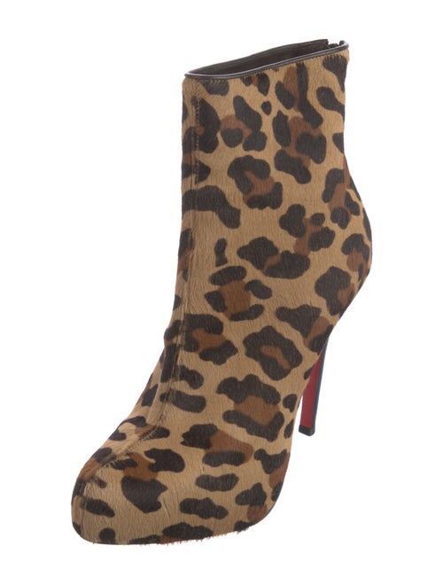 Christian Louboutin Ponyhair Animal Print Boots