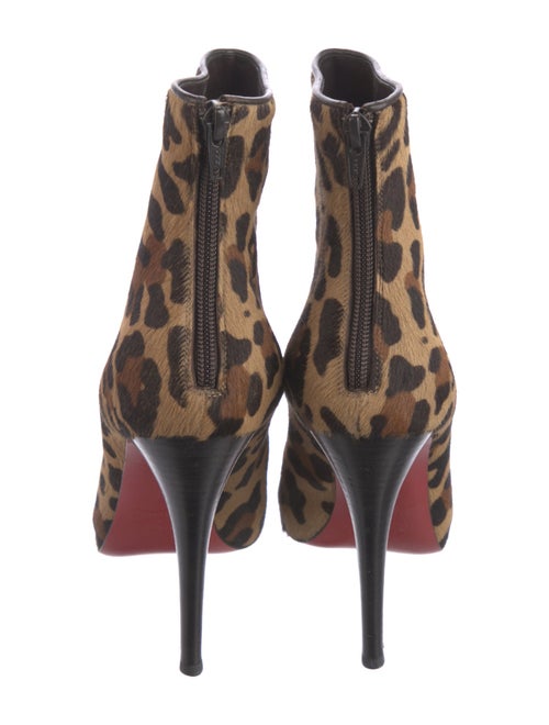 Christian Louboutin Ponyhair Animal Print Boots