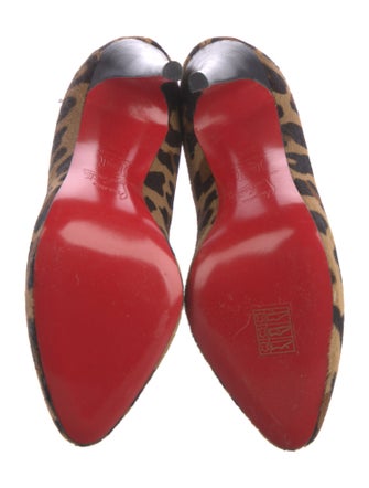 Christian Louboutin Ponyhair Animal Print Boots