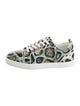 Christian Louboutin Leather Animal Print Sneakers