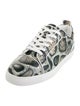 Christian Louboutin Leather Animal Print Sneakers