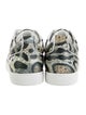 Christian Louboutin Leather Animal Print Sneakers