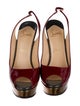 Christian Louboutin Patent Leather Slingback Pumps