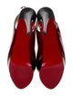 Christian Louboutin Patent Leather Slingback Pumps