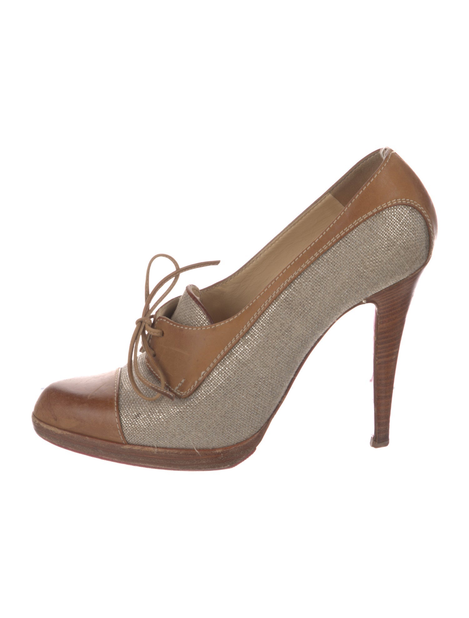 Christian Louboutin Vintage Canvas Pumps