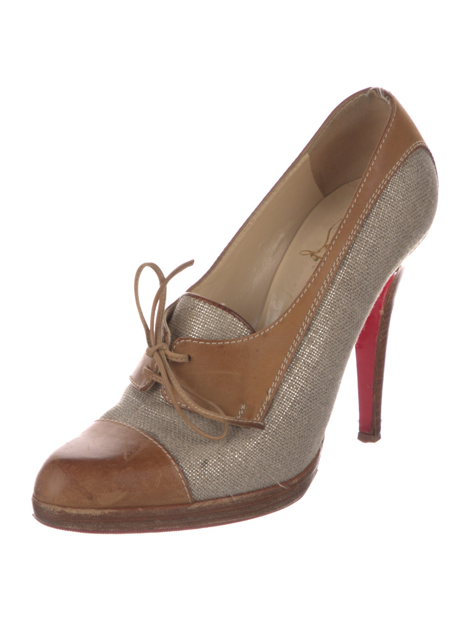 Christian Louboutin Vintage Canvas Pumps