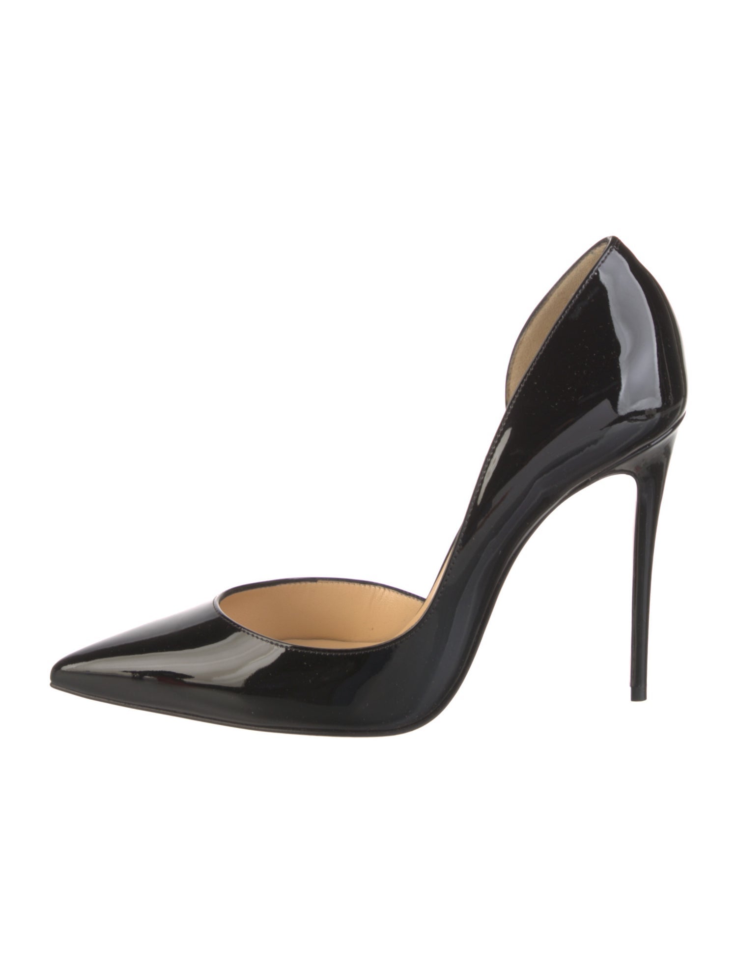 Christian Louboutin Patent Leather D'Orsay Pumps
