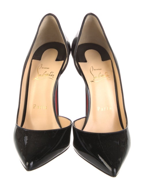 Christian Louboutin Patent Leather D'Orsay Pumps