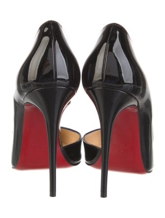 Christian Louboutin Patent Leather D'Orsay Pumps