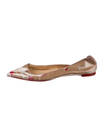 Christian Louboutin PVC Ballet Flats