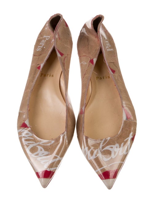 Christian Louboutin PVC Ballet Flats