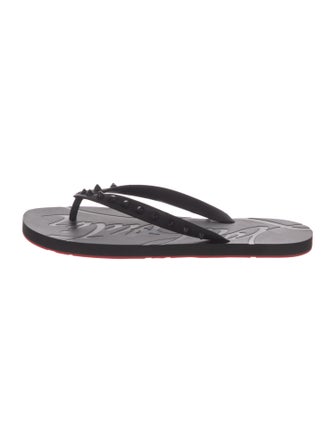 Christian Louboutin Rubber Flip Flops