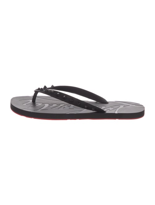 Christian Louboutin Rubber Flip Flops