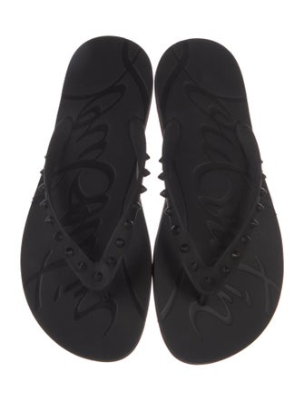 Christian Louboutin Rubber Flip Flops