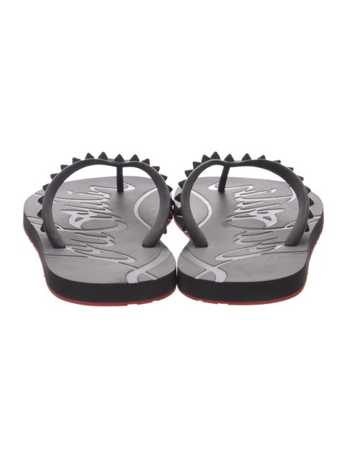 Christian Louboutin Rubber Flip Flops