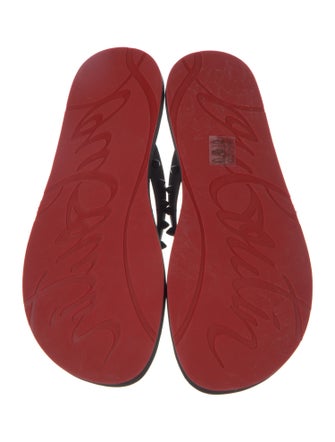 Christian Louboutin Rubber Flip Flops