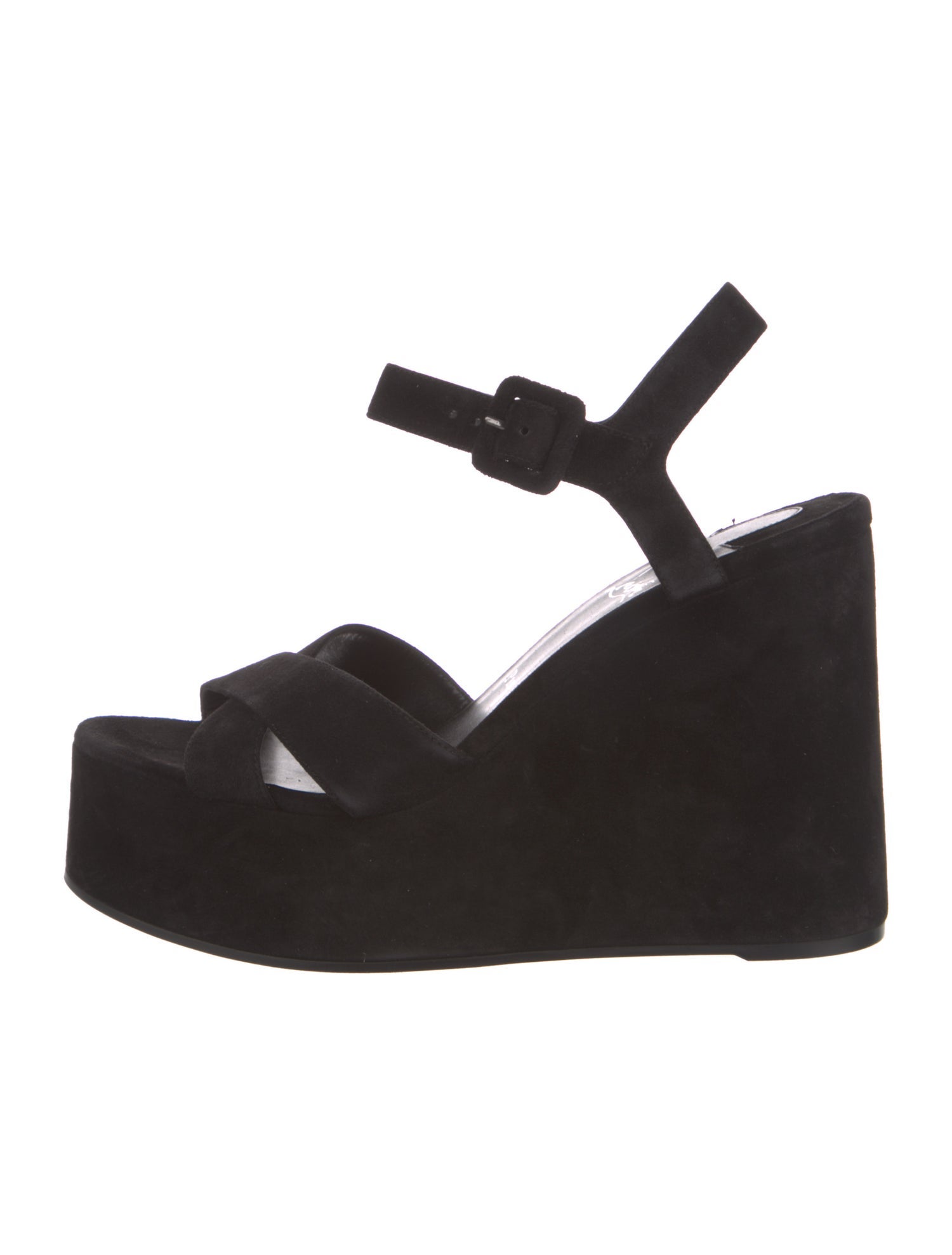 Christian Louboutin Suede Slingback Sandals