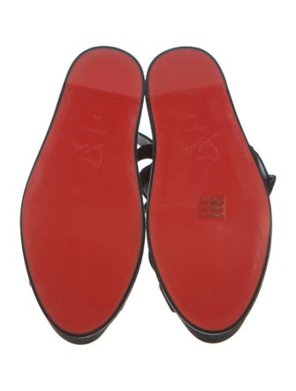 Christian Louboutin Suede Slingback Sandals