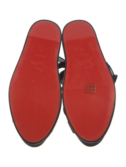 Christian Louboutin Suede Slingback Sandals