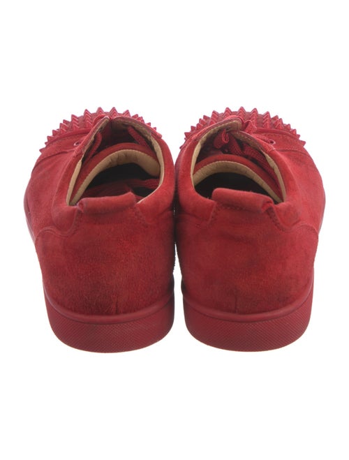 Christian Louboutin Spike Accents Suede Sneakers