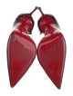 Christian Louboutin Patent Leather D'Orsay Pumps