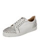 Christian Louboutin Spike Accents Leather Sneakers
